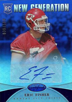 2013 Panini Certified - Mirror Blue Signatures #231 Eric Fisher Front