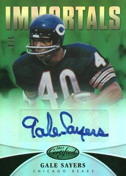 2013 Panini Certified - Mirror Emerald Signatures #173 Gale Sayers Front