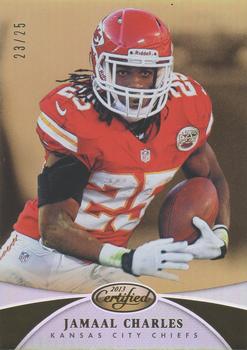 2013 Panini Certified - Mirror Gold #64 Jamaal Charles Front