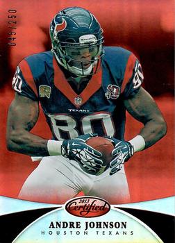 2013 Panini Certified - Mirror Red #20 Andre Johnson Front