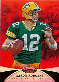 2013 Panini Certified - Mirror Red #84 Aaron Rodgers Front