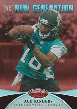 2013 Panini Certified - Mirror Red #203 Ace Sanders Front