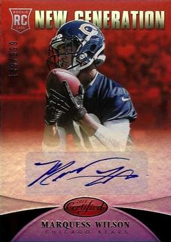 2013 Panini Certified - Mirror Red Signatures #264 Marquess Wilson Front