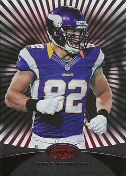 2013 Panini Certified - Platinum Red #91 Kyle Rudolph Front