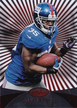 2013 Panini Certified - Platinum Red #119 Andre Brown Front