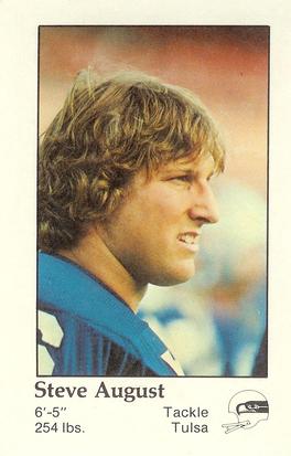 1979 Seattle Seahawks Police #NNO Steve August Front