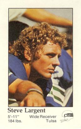 1979 Seattle Seahawks Police #NNO Steve Largent Front