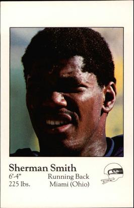 1980 Seattle Seahawks Police #3 Sherman Smith Front