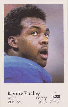 1982 Seattle Seahawks Police #9 Kenny Easley Front