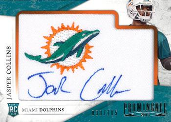 2013 Panini Prominence - Rookie Rated Rookie Patch Autographs #158 Jasper Collins Front