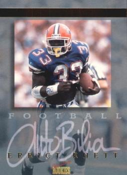 1996 Signature Rookies Auto-Bilia #16 Errict Rhett Front