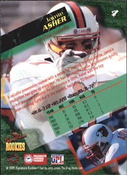 1995 Signature Rookies  #4 Jamie Asher Back