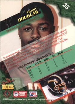 1995 Signature Rookies  #25 Hugh Douglas Back