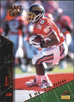 1995 Signature Rookies  #58 Tyrone Poole Front