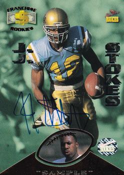 1995 Signature Rookies  #R8 J.J. Stokes Front