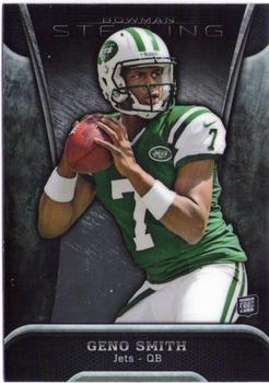 2013 Bowman Sterling #25 Geno Smith Front