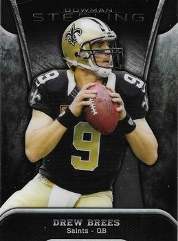 2013 Bowman Sterling #30 Drew Brees Front