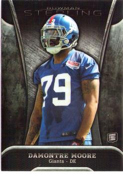 2013 Bowman Sterling #38 Damontre Moore Front