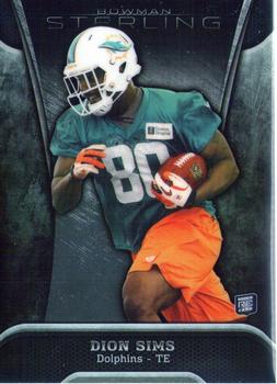 2013 Bowman Sterling #99 Dion Sims Front