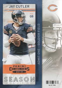 2013 Panini Contenders #5 Jay Cutler Front
