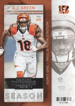 2013 Panini Contenders #9 A.J. Green Front