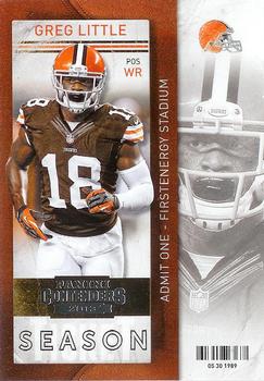 2013 Panini Contenders #19 Greg Little Front