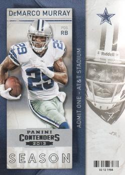 2013 Panini Contenders #39 DeMarco Murray Front