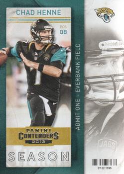2013 Panini Contenders #52 Chad Henne Front