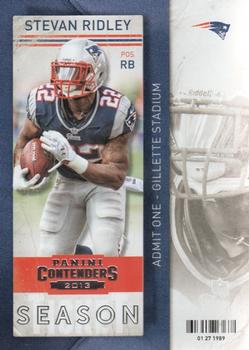 2013 Panini Contenders #69 Stevan Ridley Front