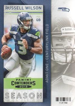 2013 Panini Contenders #85 Russell Wilson Front