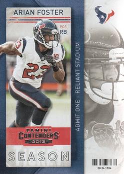 2013 Panini Contenders #94 Arian Foster Front