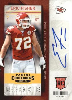 2013 Panini Contenders #138 Eric Fisher Front