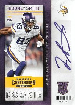 2013 Panini Contenders #177 Rodney Smith Front