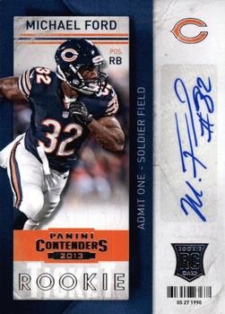 2013 Panini Contenders #198 Michael Ford Front
