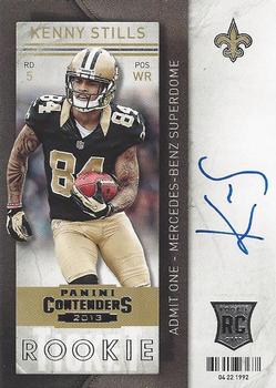 2013 Panini Contenders #218 Kenny Stills Front