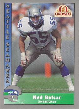 1990 Pacific Oroweat Seattle Seahawks #23 Ned Bolcar Front
