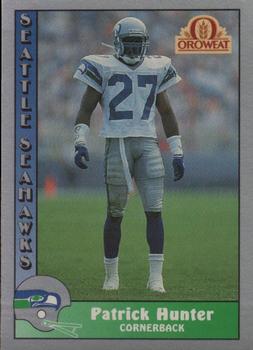 1990 Pacific Oroweat Seattle Seahawks #36 Patrick Hunter Front