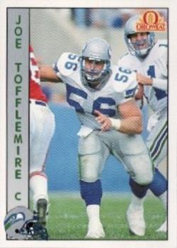 1992 Pacific Oroweat Seattle Seahawks #24 Joe Tofflemire Front