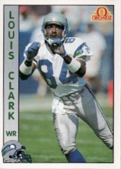 1992 Pacific Oroweat Seattle Seahawks #25 Louis Clark Front