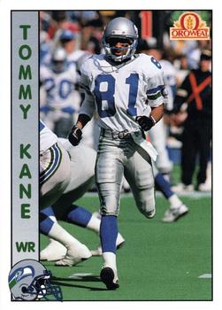 1992 Pacific Oroweat Seattle Seahawks #29 Tommy Kane Front