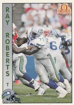 1992 Pacific Oroweat Seattle Seahawks #33 Ray Roberts Front