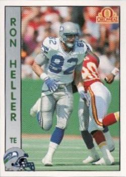 1992 Pacific Oroweat Seattle Seahawks #43 Ron Heller TE Front