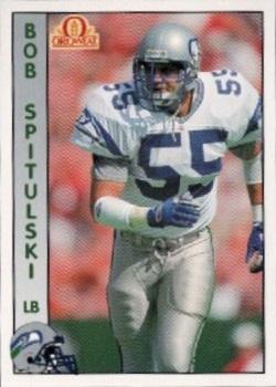1992 Pacific Oroweat Seattle Seahawks #46 Bob Spitulski Front