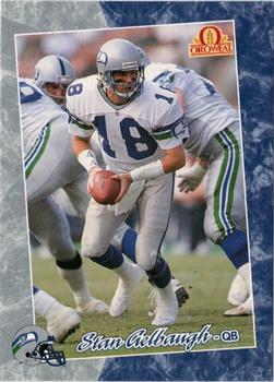 1993 Pacific Oroweat Seattle Seahawks #8 Stan Gelbaugh Front