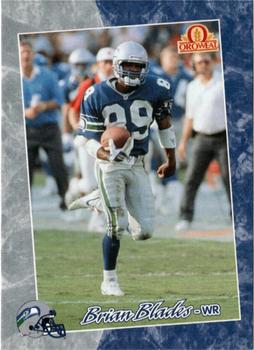 1993 Pacific Oroweat Seattle Seahawks #12 Brian Blades Front