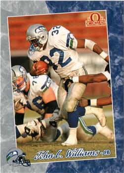 1993 Pacific Oroweat Seattle Seahawks #19 John L. Williams Front