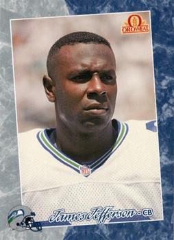 1993 Pacific Oroweat Seattle Seahawks #38 James Jefferson Front
