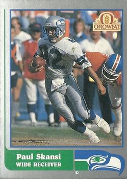 1989 Pacific Oroweat Seattle Seahawks #11 Paul Skansi Front