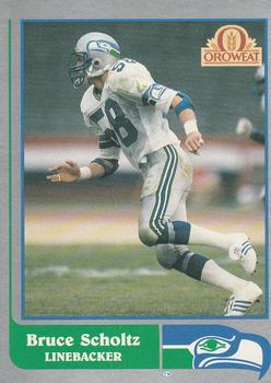 1989 Pacific Oroweat Seattle Seahawks #13 Bruce Scholtz Front