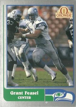 1989 Pacific Oroweat Seattle Seahawks #19 Grant Feasel Front